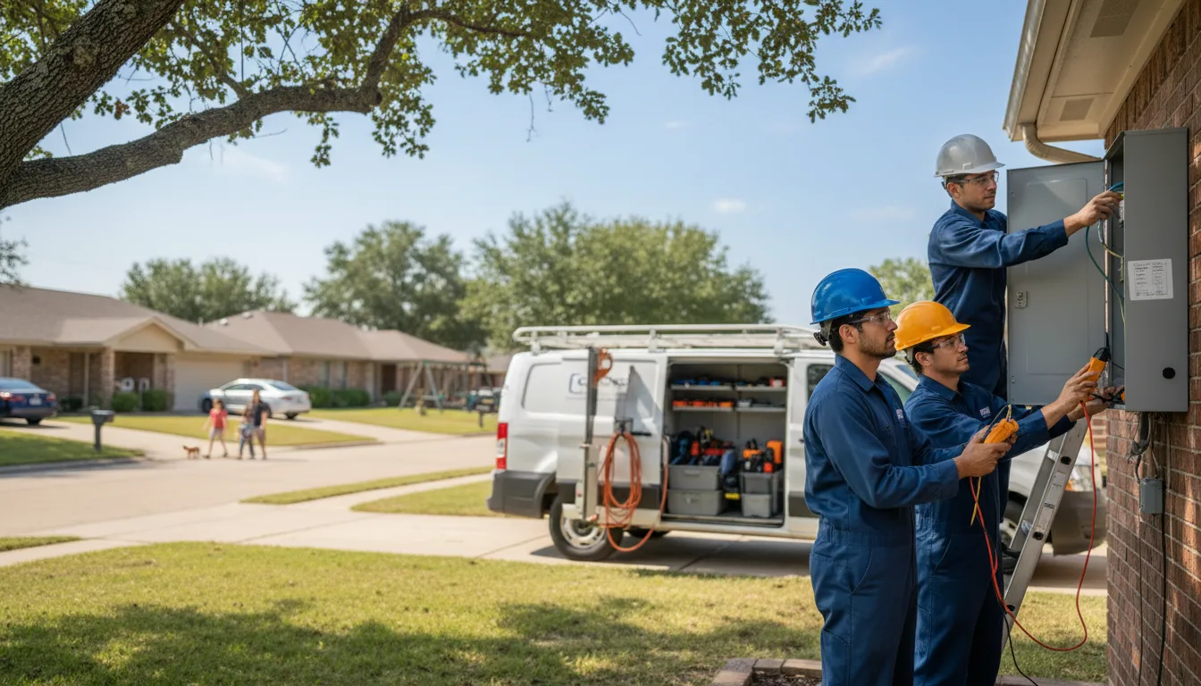 Certified electrician providing emergency electrical services in Lemont, IL